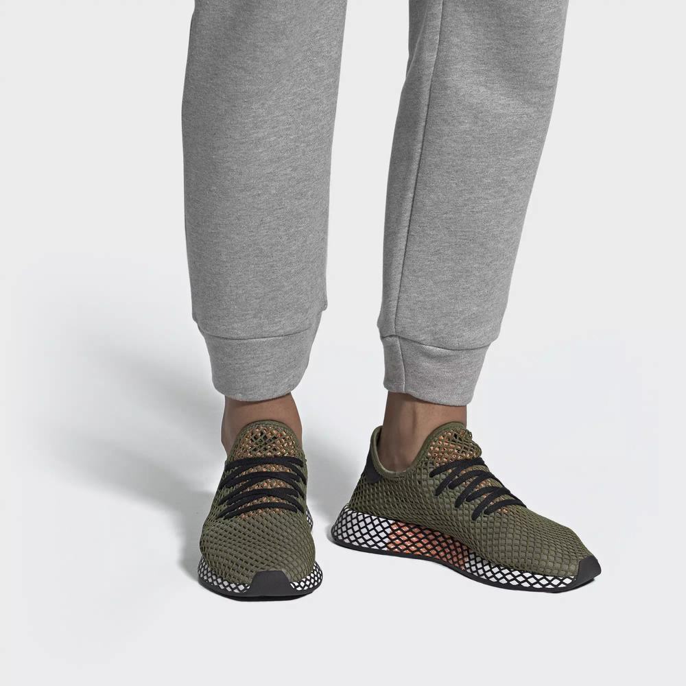 Adidas Deerupt Runner Tenis Marrom Para Hombre (MX-67276)